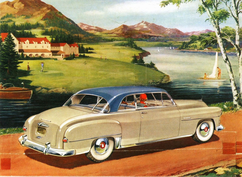 1951 Plymouth Cranbrook Belvedere jigsaw puzzle in Chris Ferne puzzles on TheJigsawPuzzles.com